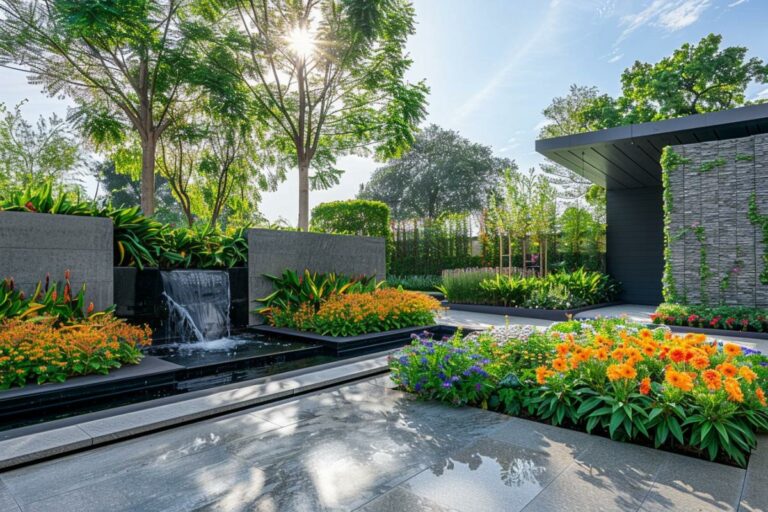 Tendances 2024 en aménagement paysager pour un jardin moderne