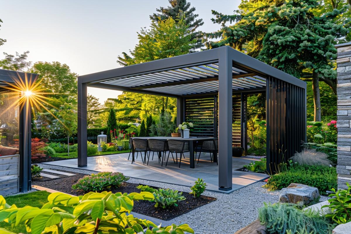 Prix d'une pergola bioclimatique autoportée : guide complet des coûts