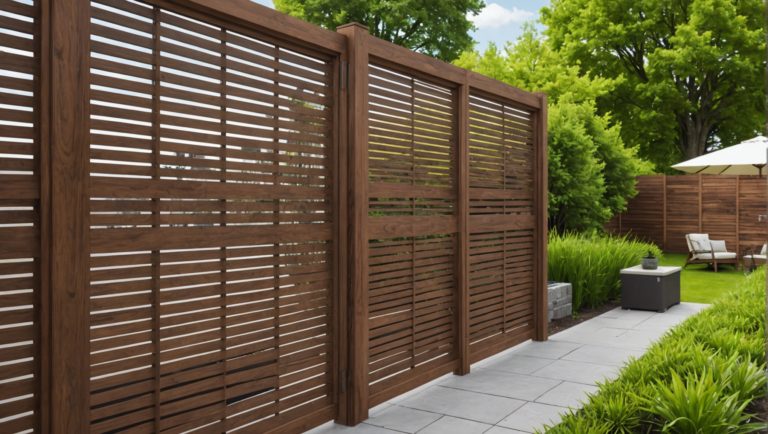 découvrez tous les avantages d'utiliser un brise vue en bois pour préserver votre intimité et embellir votre espace extérieur.